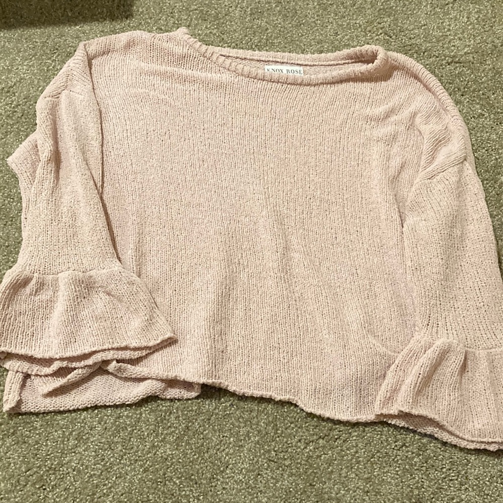 Knox Rose crop sweater size L